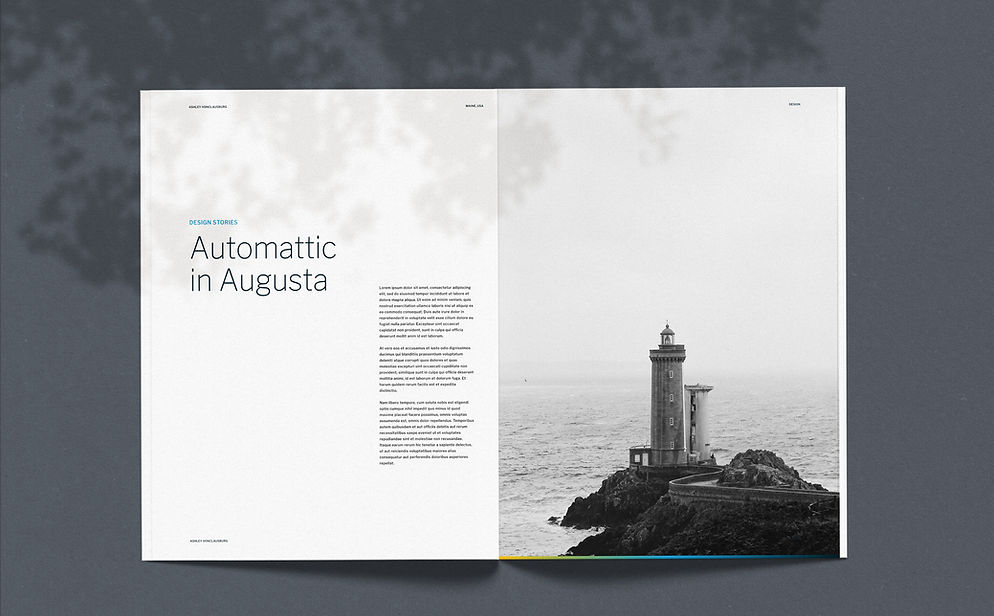 Print publication mockup