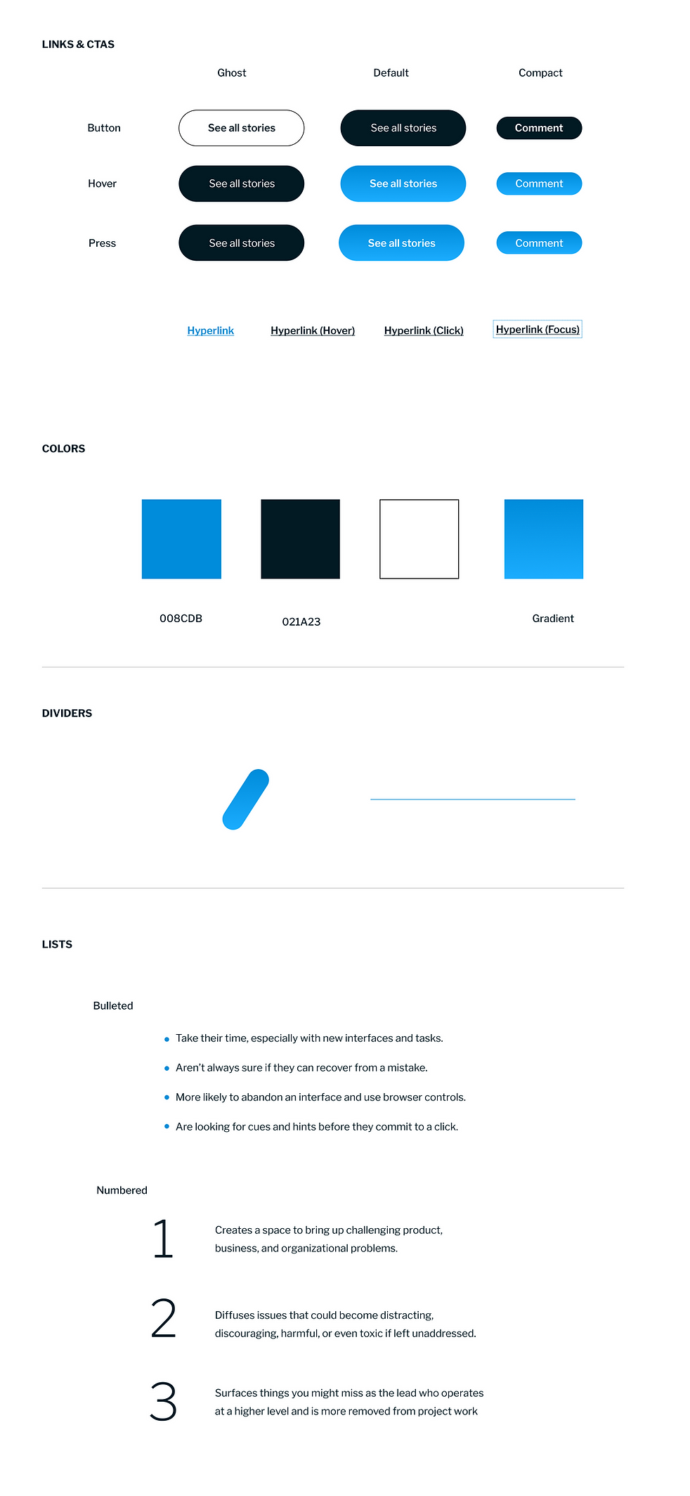 Design system components