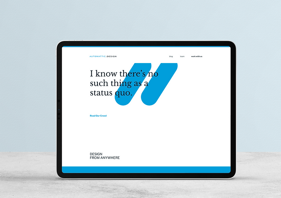 New WordPress theme article page