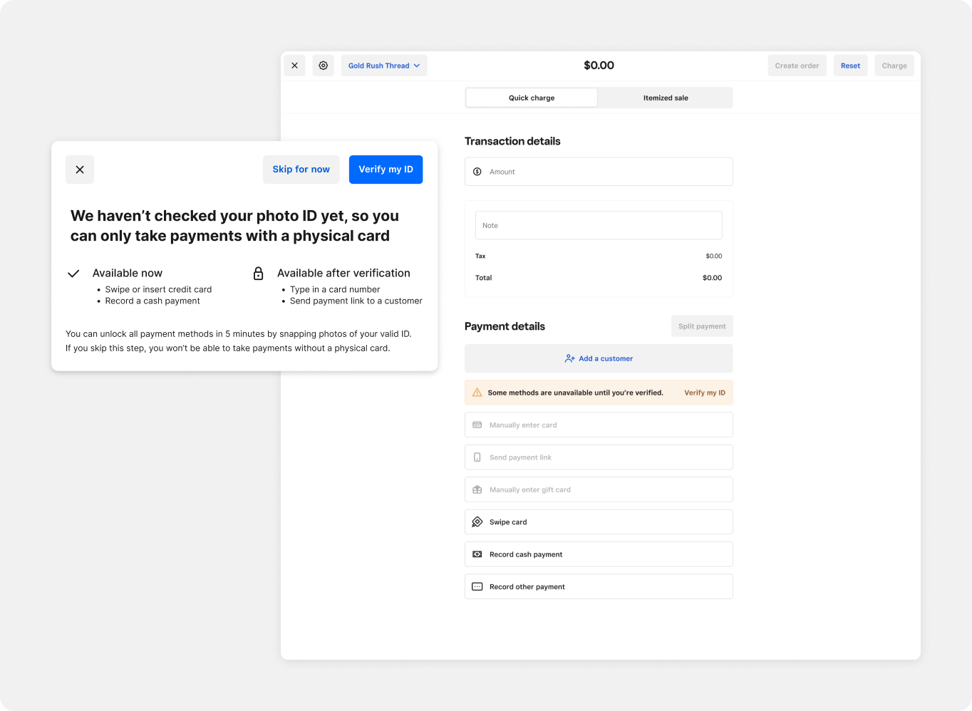 Gate CNP Payments on VT screen
